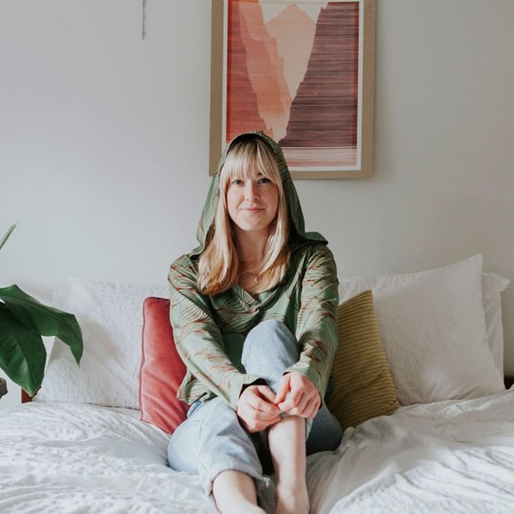 Elfarrow ✧Route✧ Green Cotton Crop Hoodie - Picture 8 of 10